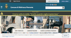 Desktop Screenshot of comune.villafrancapiemonte.to.it